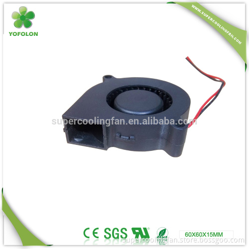 60x60x15mm 5V 12V low noise dc blower fan with High Speed LED light cooling fan